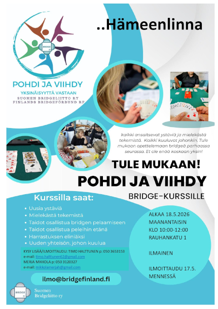 Pohdi ja Viihdy Hämeenlinna 2026